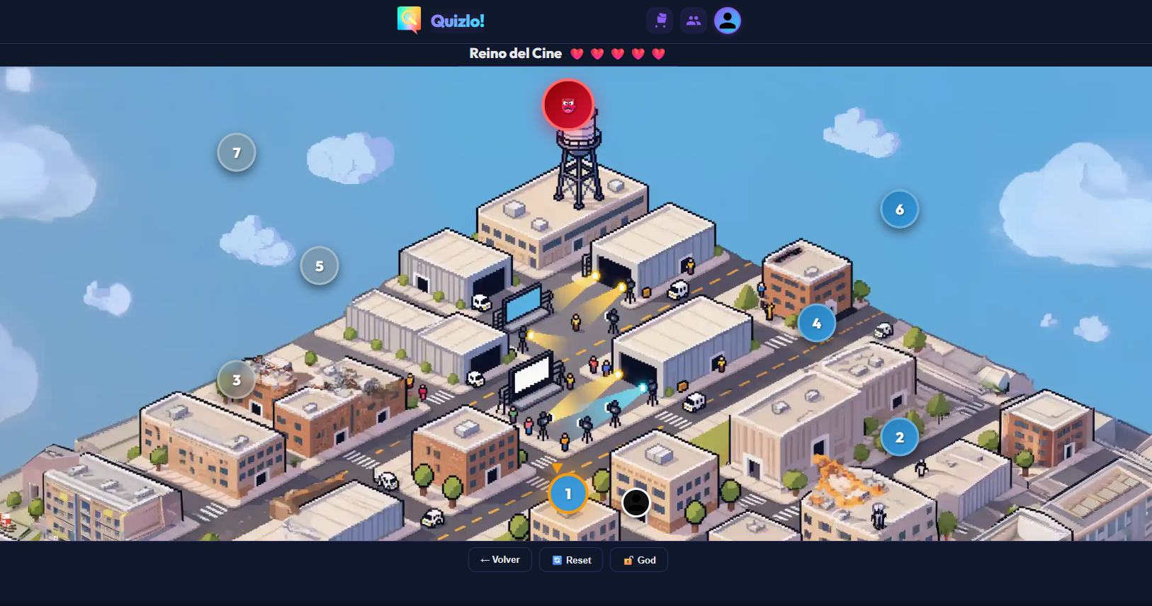 Quizlo - Pantalla de Pregunta